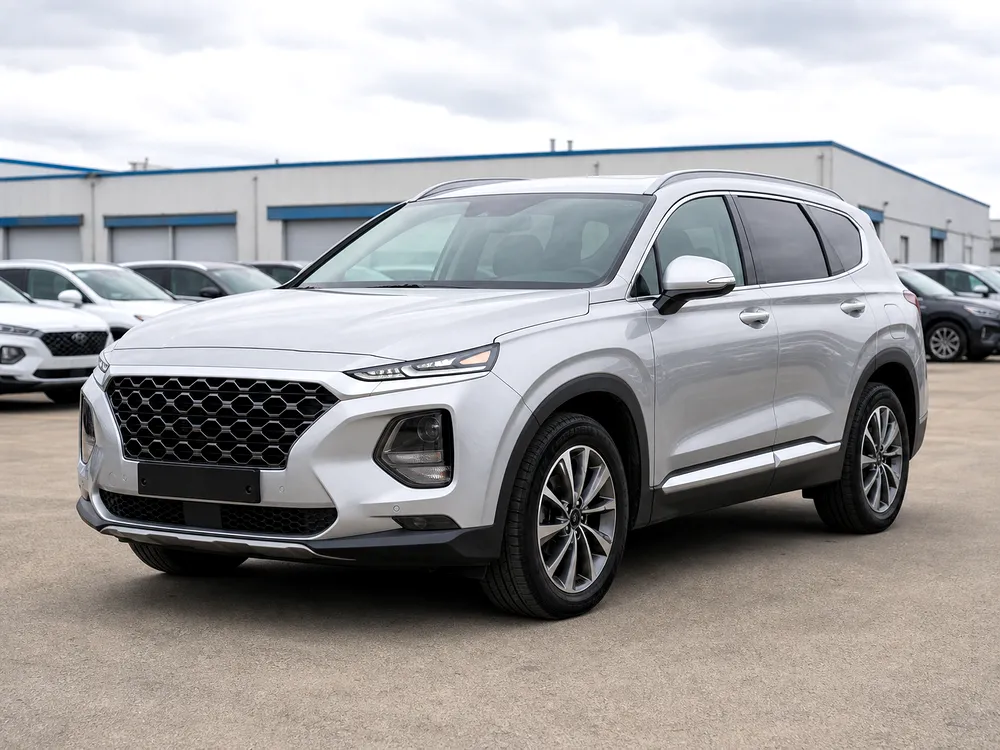 Hyundai Santa Fe 2.2D 2020 Midnight Blue Korean used suv for export